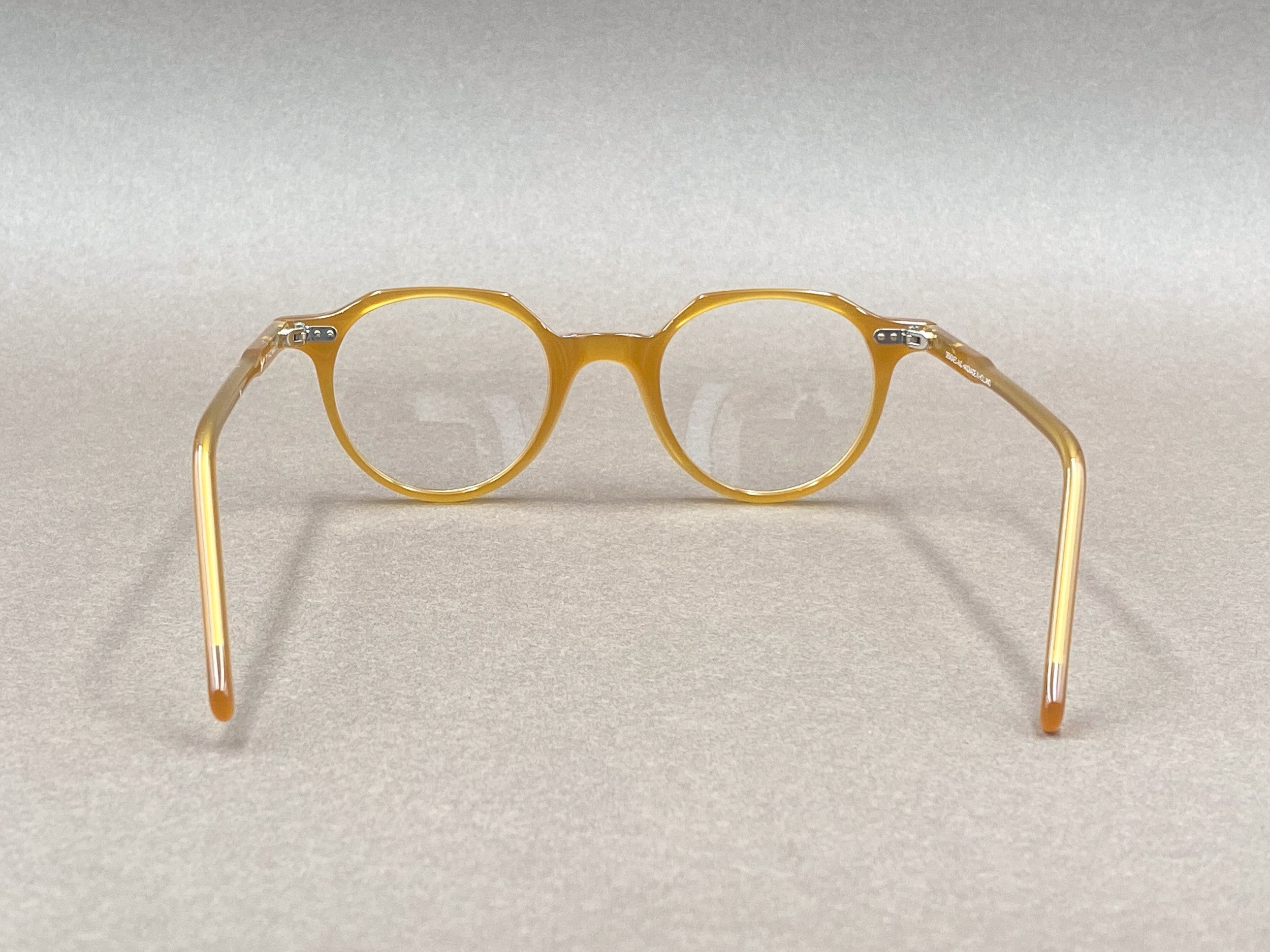 Preciosa 791 handmade glasses - amber
