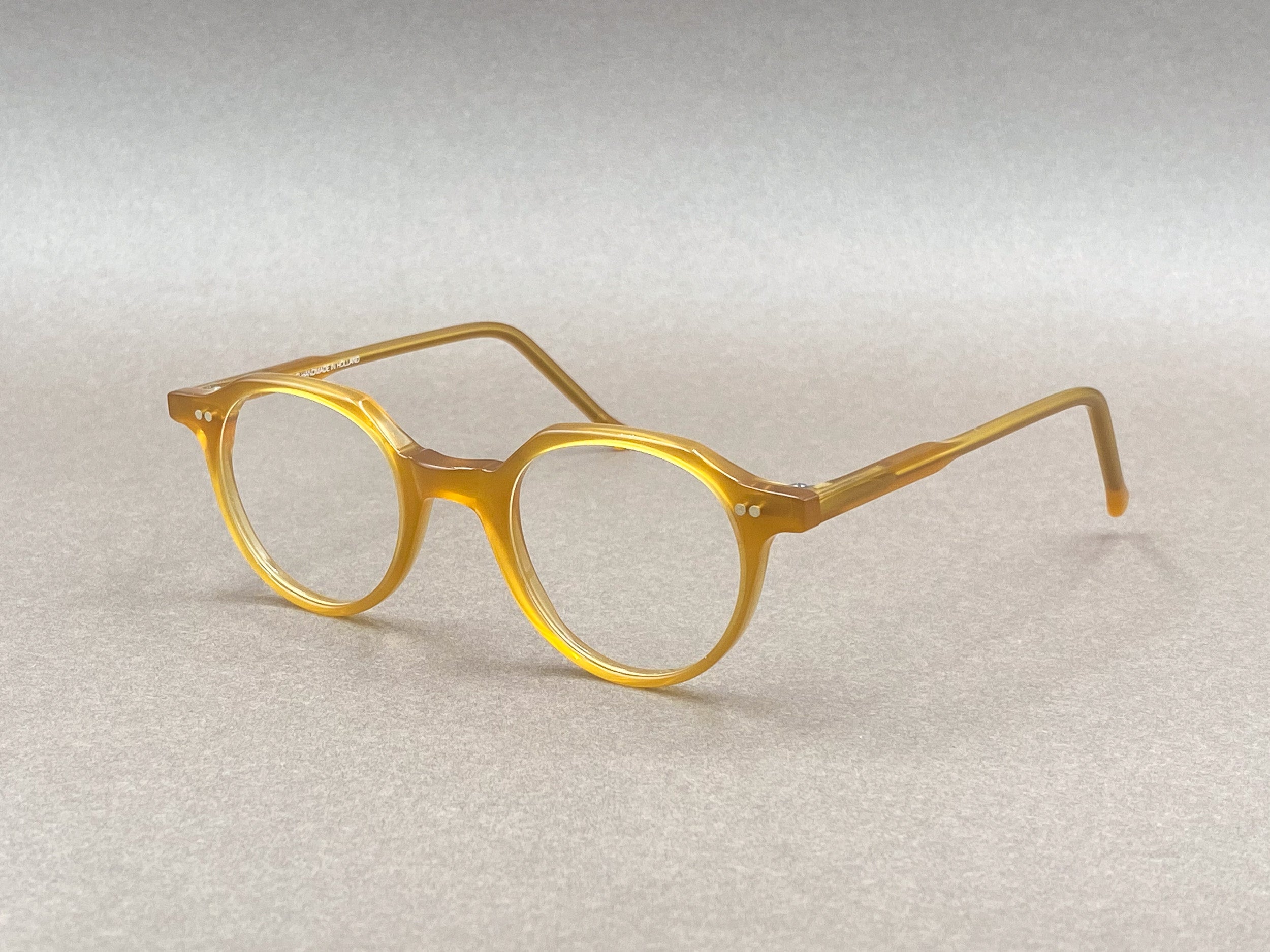 Preciosa 791 handmade glasses - amber