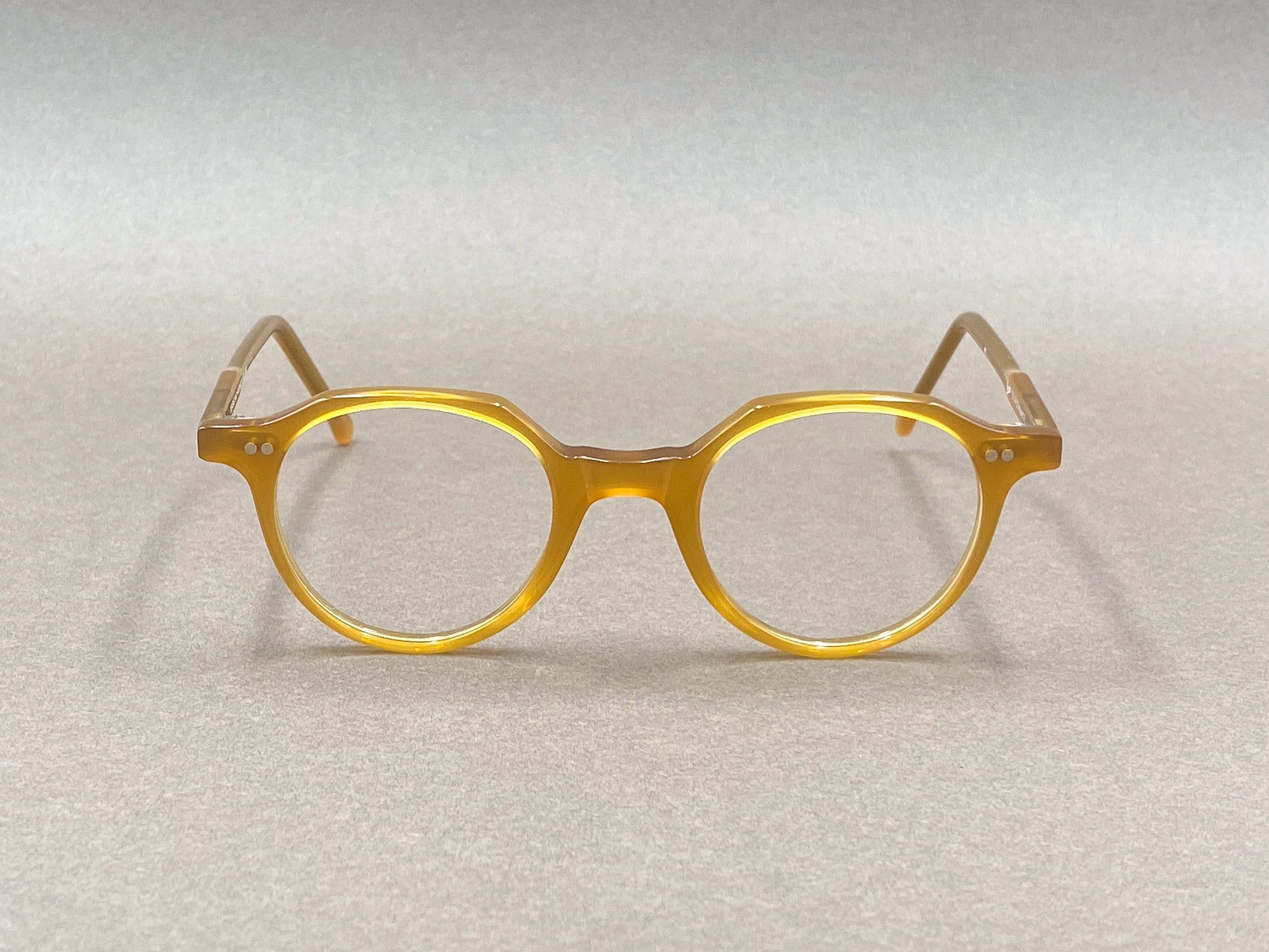 Preciosa 791 handmade glasses - amber