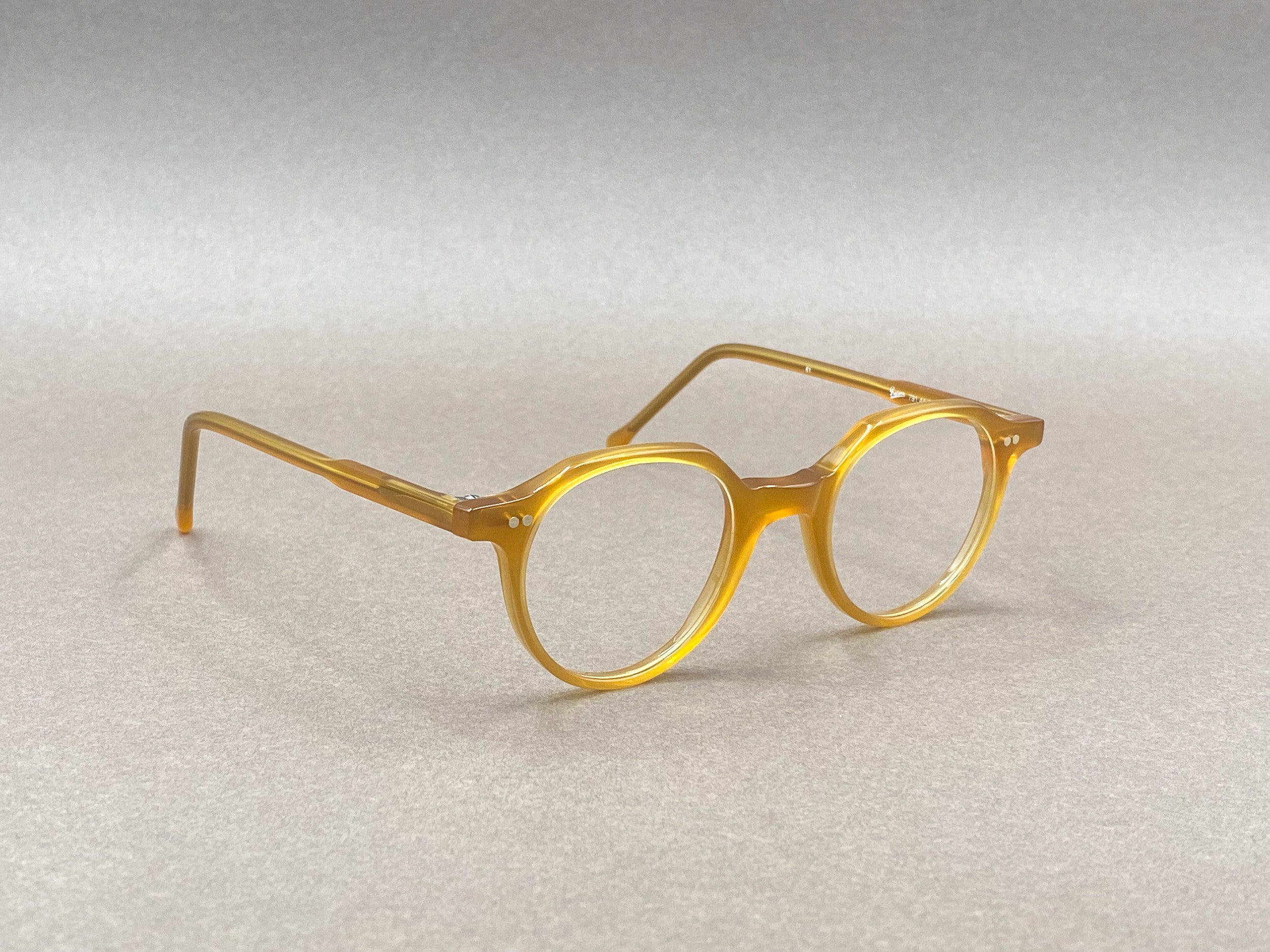 Preciosa 791 handmade glasses - amber