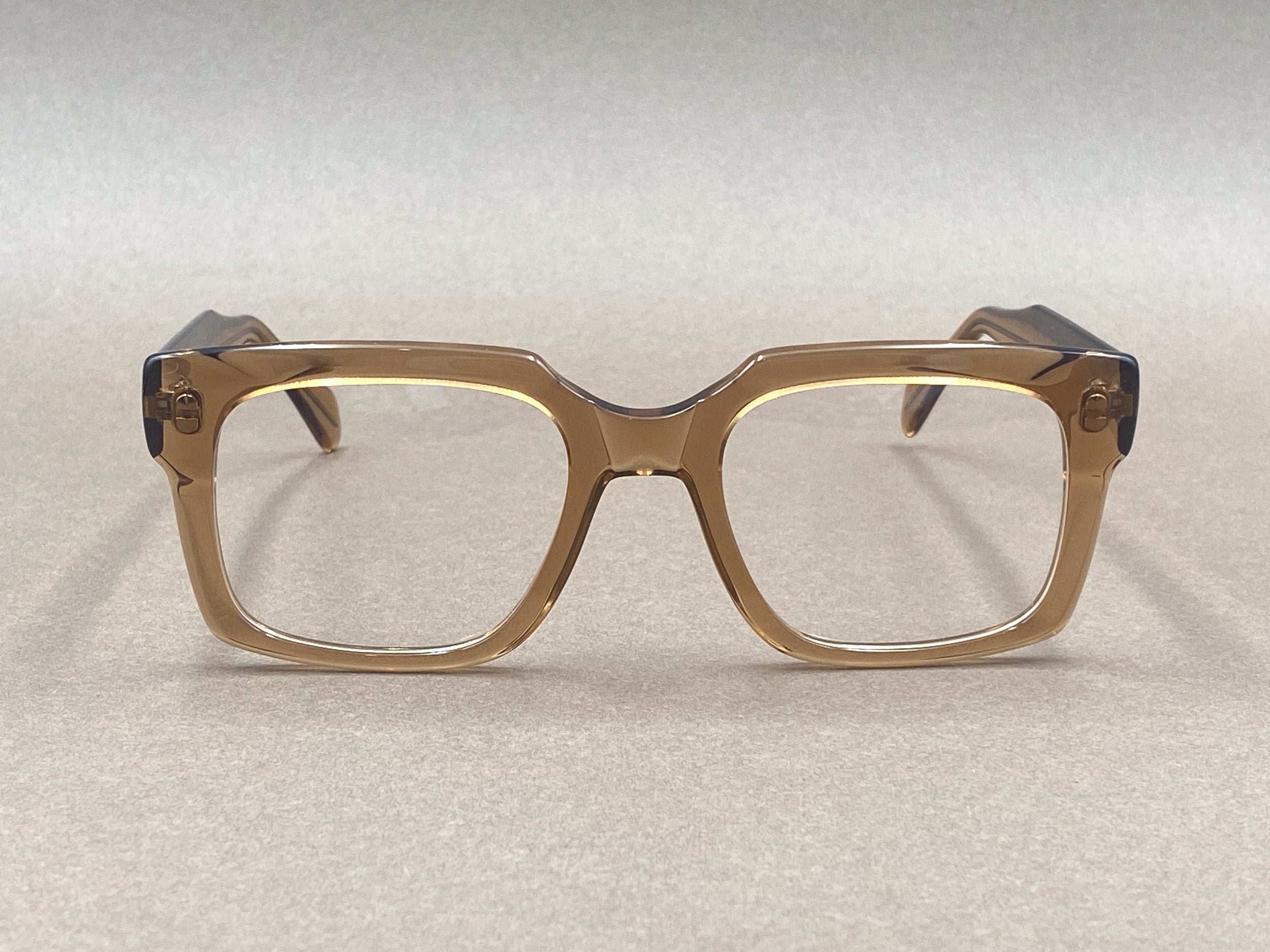 Preciosa 932 handmade glasses - clear beige