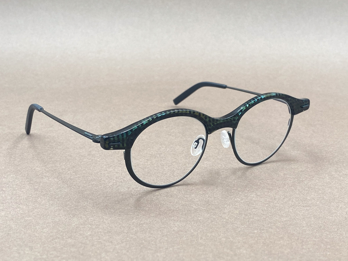 Theo Ovy glasses - green and black