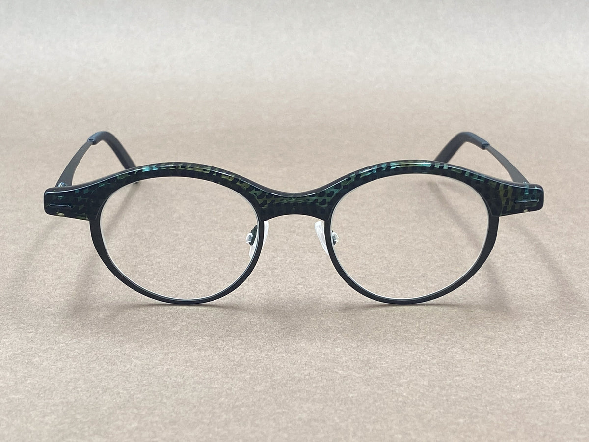 Theo Ovy glasses - green and black